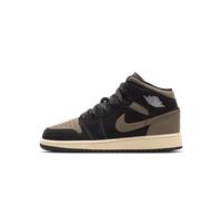 Nike Air Jordan 1 Mid SE Older Kids' Shoes - Black 6 (EU 40)