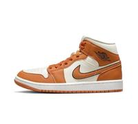 NIKE Air Jordan 1 Mid SE Women's Trainers DV1302 (Coconut Milk/Sport Spice/Black 100) UK 5.5 (EU 39)