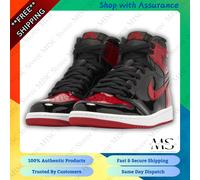 Nike Air Jordan 1 Retro High OG Patent Bred Men's Shoes - Brand New in Box