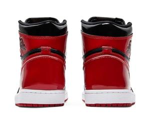 Nike Air Jordan 1 Retro High OG Patent Bred Men's Shoes - New Box Damage, Men 8