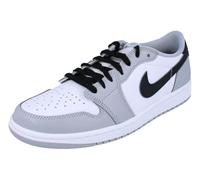 Nike Air Jordan 1 Retro Low OG Mens Shoes, White Black Wolf Grey 110, 4 UK