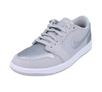 NIKE Air Jordan 1 Retro Low Og Mens Fashion Trainers in Grey Silver - 9 UK