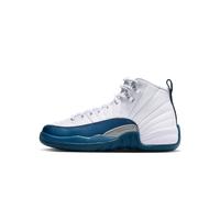 Nike Air Jordan 12 Retro 'French Blue' Older Kids' Shoes - White 3