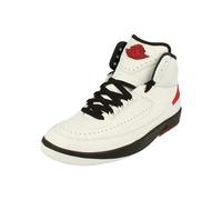 NIKE Air Jordan 2 Retro Womens Trainers DX4400 Sneakers Shoes (UK 5.5 US 8 EU 39, White University red Black 106)