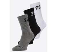 Nike Air Jordan 23 Socks Boys Crew 3 Pairs Size 2 to 5 U.K Dri-Fit New Genuine