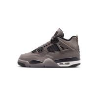 Nike Air Jordan 4 Retro 'Cave Stone and Black' Older Kids' Shoes - Grey 4