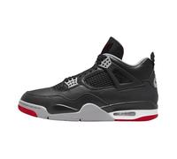 NIKE Air Jordan 4 Retro Corsa Men's, Black Red Fire Grey Cement White Summ, 6 UK