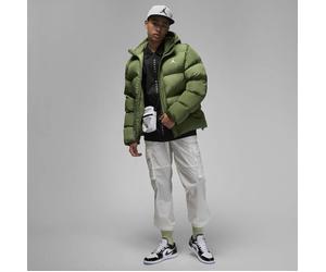 Nike Air Jordan Essentials Repel Insulated Puffer Jacket Coat Olive Green Small