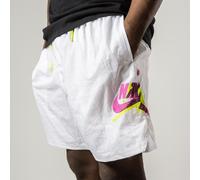NIKE AIR JORDAN JUMPMAN CLASSICS POOLSIDE SWIM SHORTS - WHITE CZ8522-100 MEN S L