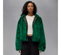 Nike Air Jordan Women's Hooded Jacket - Green - Polyester S (UK 8-10)