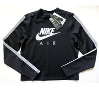 NIKE AIR LOGO MIDLAYER DRI FIT LONG SLEEVE TOP - BLACK CU3331-010 WOMEN S
