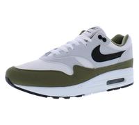 Nike Air Max 1 Men's Sneakers., White/Pure Platinum/Medium Olive, 8 UK