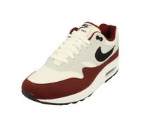 NIKE Air Max 1 Mens Trainers FD9082 Sneakers Shoes (UK 7 US 8 EU 41, White Black Dark Team red 106)