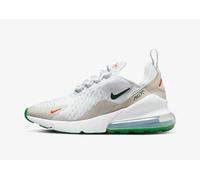 NIKE AIR MAX 270 GS SIZE UK 6 EUR 39 (DX3063 100) WHITE / GREEN