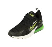 NIKE Air Max 270 GS Trainers FV7017 Sneakers Shoes (UK 3 US 3.5Y EU 35.5, Black Volt Smoke Grey 001)