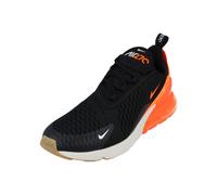 Nike Air Max 270 Mens Fashion Trainers in Black Orange 7 UK