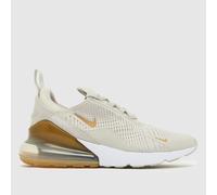 Nike Air Max 270 Trainers in Beige Multi UK 3 (EU 36)