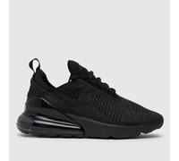Nike Air Max 270 - Black , Black/Black, Size 6, Women Black/Black