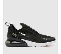 NIKE Men's Air Max 270 Sneaker, Black Black Anthracite White Solar Red 002, 7.5 UK