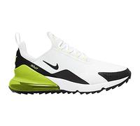 NIKE Air MAX 270g, Men's Golf Shoes, Multicoloured White Black Volt Barely Volt, 9 UK