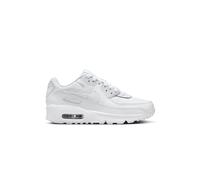 Nike Air Max 90 Big Kid (HF6358-102, White/Metallic Silver), white, 5 UK