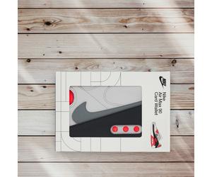 Nike Air Max 90 Leather Money Card Holder Wallet Travel Holiday Rare Gift Boxed