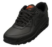 Nike Air Max 90 Mens Classic Trainers in Black Orange - 8 UK