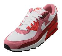 Nike Air Max 90 Mens Fashion Trainers in Peony White Crimson - 9 UK
