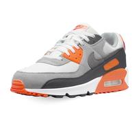 Nike Air Max 90, Men's Running Shoes, Orange White Grey, 7 UK