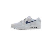 Nike Air Max 90 Trainers Wolf Grey Navy UK 6