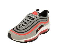 NIKE Air Max 97 GS Running Trainers 921522 Sneakers Shoes (UK 3 US 3.5Y EU 35.5, Wolf Grey red Black 025)