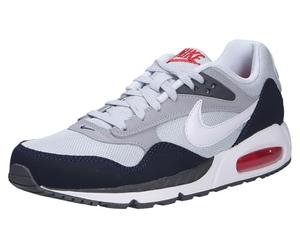 NIKE Air Max Correlate Men's Trainers Sneakers Shoes 511416 (Pure Platinum/White-Dark Blue-Cherry 010) UK8 (EU42.5)