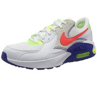 NIKE Air Max Excee AMD Sneaker White/Bright Crimson-Indigo Bu 12.5