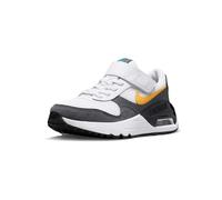 NIKE Air Max SYSTM Sneaker, White/Laser Orange-Iron Grey, 2 UK