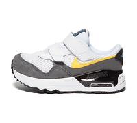NIKE Air Max Systm Sneaker, White Laser Orange Iron Grey, 4.5 UK