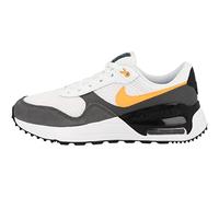 NIKE Air Max SYSTM Sneaker, White/Laser Orange-Iron Grey, 6 UK