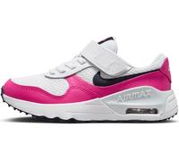 Nike Air Max Systm Sneaker, White/Obsidian-Fierce Pink-Pur, 4 UK