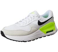 Nike Air Max Systm, White/Black/Pure Platinum/Volt, 5 UK