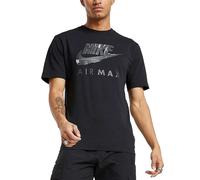 NIKE Men's NSW Air Max T-Shirt (UK, Alpha, XL, Regular, Regular, Black)