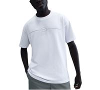 Nike Air Max90 Mens T Shirts Loose Fit Drop Shoulder Short Sleeve Crew Neck Tee - White Cotton - Size Large