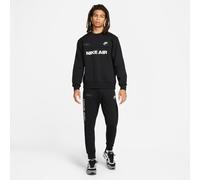 Nike Air Mens Brushed Back Fleece Tracksuit Black Cotton - Size X-Large