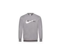 NIKE Air Mens Sweatshirt Swoosh Crew Neck Fleece Lined Top FN7692 (UK, Alpha, L, Regular, Regular, Grey)