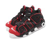 Nike Air More Uptempo GS Red Toe Black White Junior Kids Women Casual FB1344-001