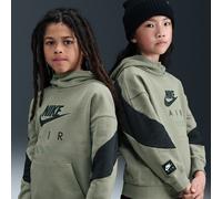 Nike Air Older Kids' Fleece Pullover Hoodie - Green - Cotton L