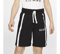 NIKE AIR SPORTSWEAR LOGO FLEECE SHORTS - BLACK BV3600-010 - KIDS BOYS M