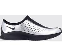 Nike Air Superfly Moc Slip-On Sneakers in Silver Laminated Leather - Size: 6 - female