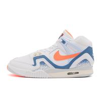 Nike Air Tech Challenge Ii Qs Sneaker (White/Tart-Stone Blue-Football Grey-Pure Platinum- - 6.5) - Size 6.5 - Men's