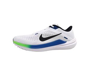 Nike Air Winflo 10 Road Running Shoe White/Black/Star Blue/Green St 11