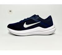 NIKE Men's AIR Winflo 10 Sneaker, College Navy/Metallic Silver, 6 UK