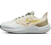 NIKE Air Winflo 9 Shield, Sneaker Women, Pale Ivory High Voltage Neutral Olive, 4 UK